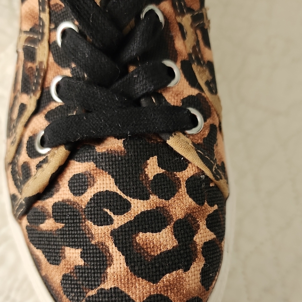 Steve Madden Leopard Print Sneakers - Picture 11 of 11